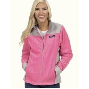 Lauren James The Palmer Fleece Jacket in Fuschia Size L